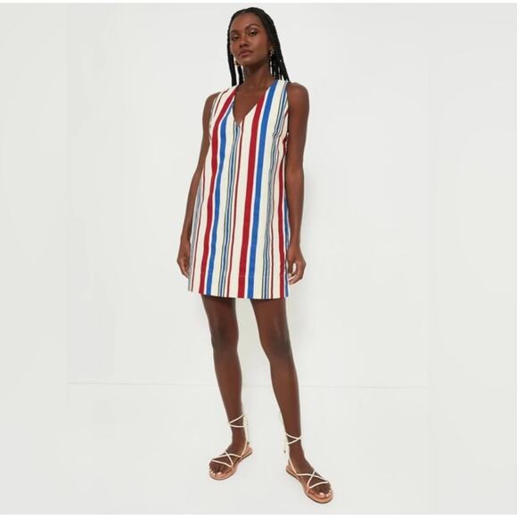 Tuckernuck Dresses & Skirts - TUCKERNUCK Pomander Place Americana Stripe Kira Mini Dress NWT Size Small